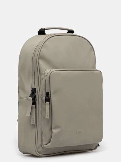 Rains plecak Book Daypack Large W3 kolor zielony duży gładki 13680