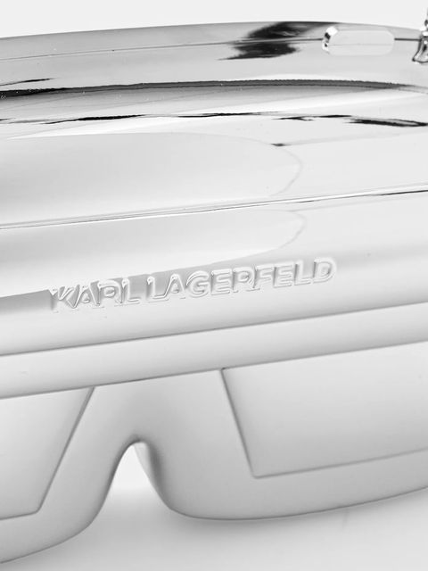 Karl Lagerfeld kopertówka IKON/K kolor srebrny B1W30128