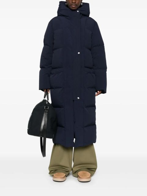 Jil Sander + quilted down coat - Blue - zdjęcie produktu nr 2