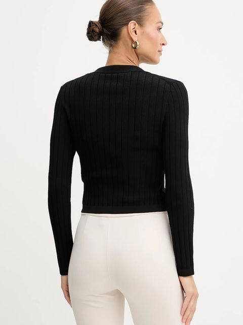 Guess kardigan FELICITY damski kolor czarny lekki W5YR11 Z0130 - zdjęcie produktu nr 2