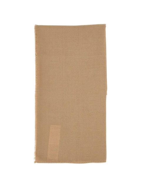 Max Mara fringed-trim scarf - Neutrals - zdjęcie produktu nr 1