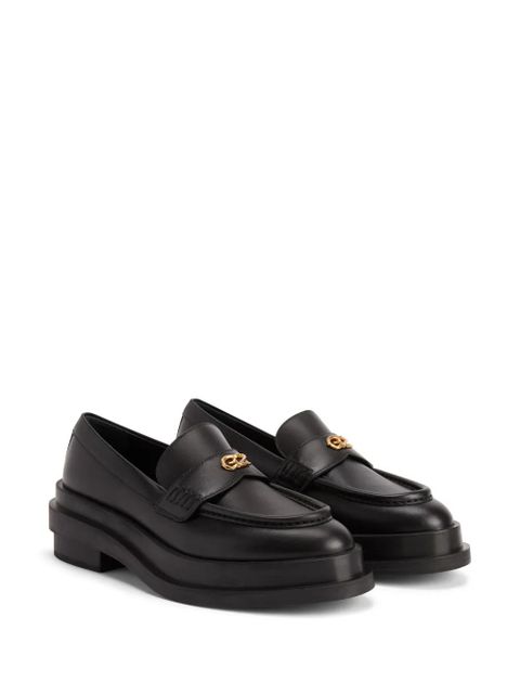 Giuseppe Zanotti Malick Zali leather loafers - Black