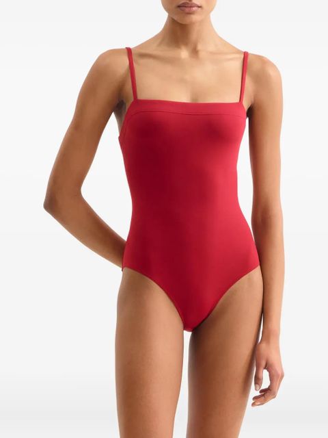 ERES Aquarelle square-neck swimsuit - Red