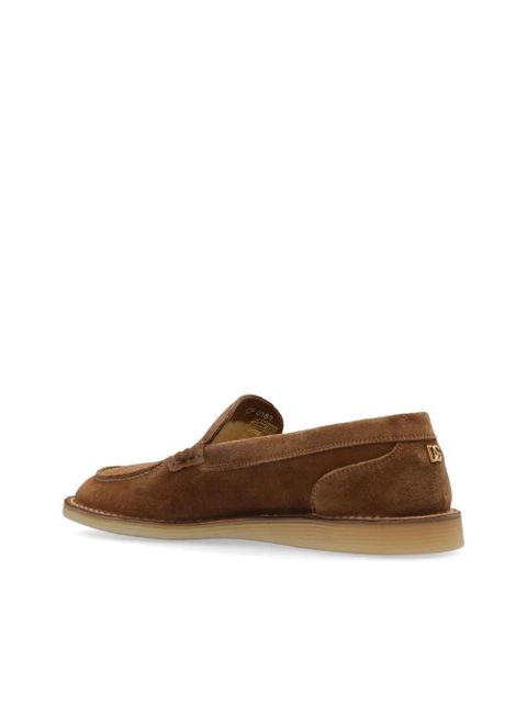 Dolce & Gabbana suede loafers - Brown