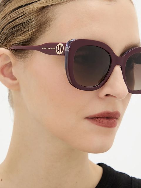 Marc Jacobs okulary przeciwsłoneczne damskie kolor bordowy MARC 852/S - zdjęcie produktu nr 2