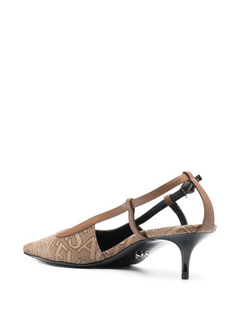 Versace Allover-jacquard 65mm pumps - Brown