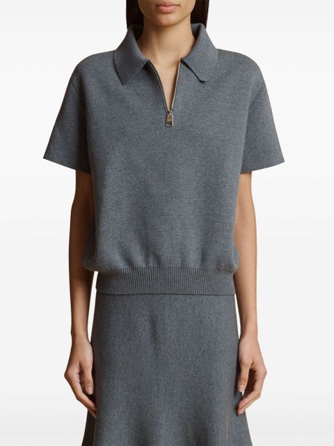 KHAITE Gulliame knitted top - Grey