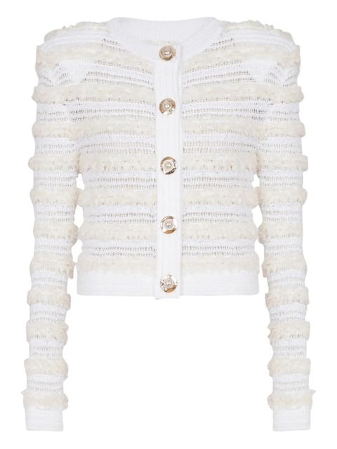 Balmain tweed cardigan - White - zdjęcie produktu nr 1