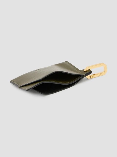 AllSaints etui na karty skórzane HEX CARDHOLDER