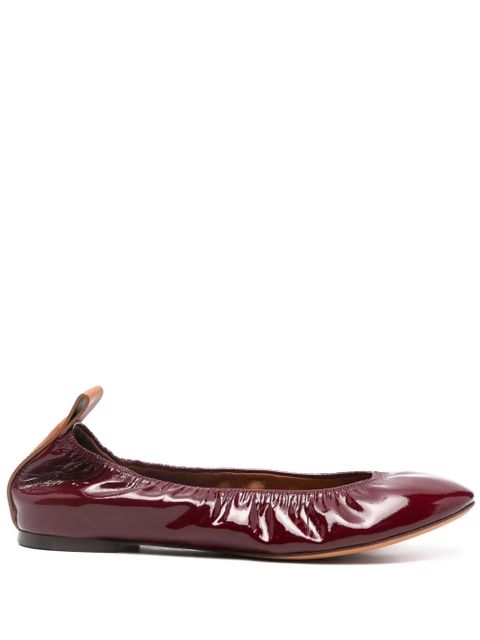 Lanvin patent leather ballet flats - Red - zdjęcie produktu nr 1