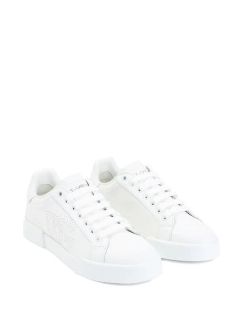 Dolce & Gabbana leather sneakers - White - zdjęcie produktu nr 2