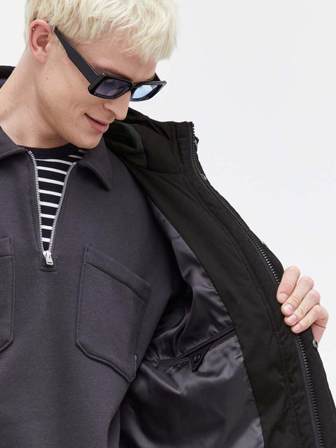 Guess Originals kurtka kolor czarny zimowa