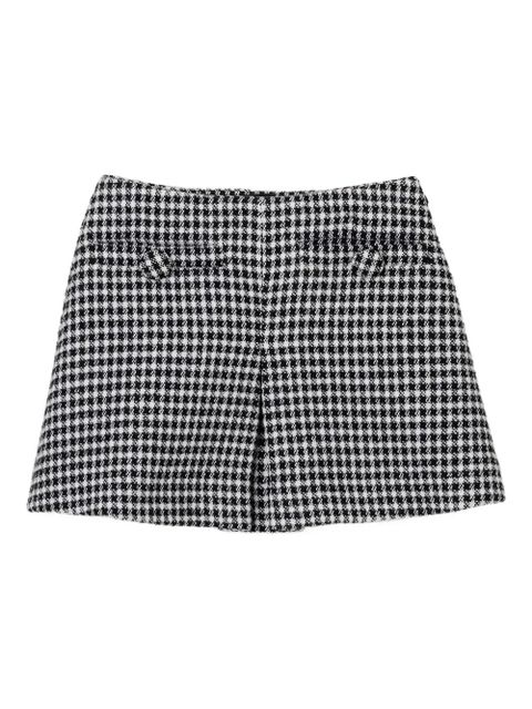 Marc Jacobs gingham tweed mini skirt - Black - zdjęcie produktu nr 1