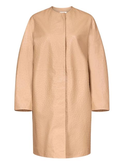 LouLou de Saison Yari leather Coat - Neutrals - zdjęcie produktu nr 1