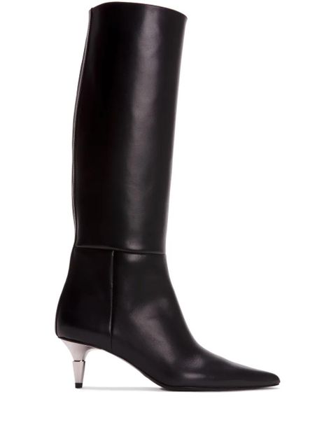 Proenza Schouler Spike pointed-toe knee-high boots - Black - zdjęcie produktu nr 1