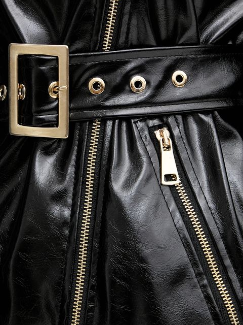 Simona Corsellini kurtka kolor czarny przejściowa A25CPGB00201