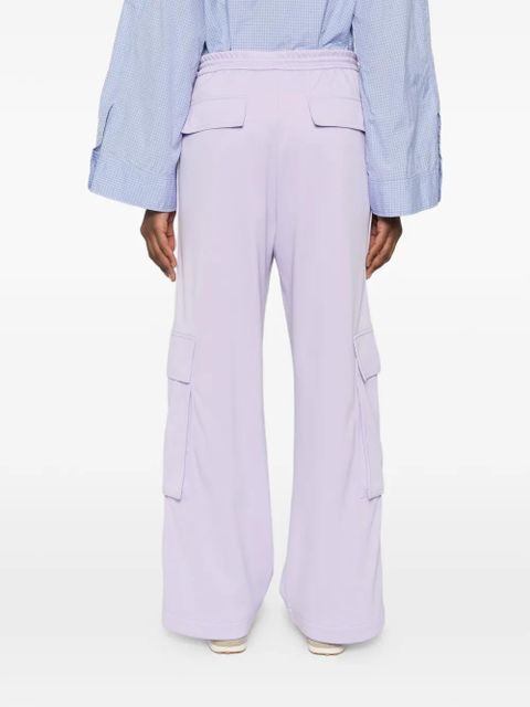 LOEWE logo-embroidery track pants - Purple