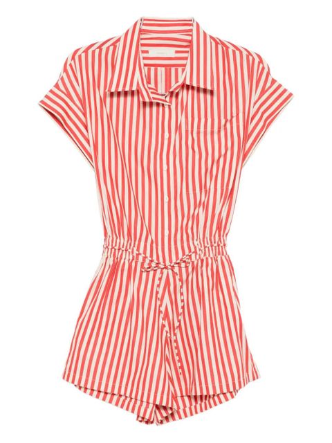 Faithfull the Brand Orozco striped playsuit - Red - zdjęcie produktu nr 1