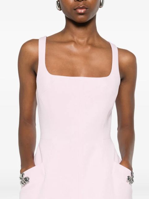 Blumarine square-neck mini dress - Pink