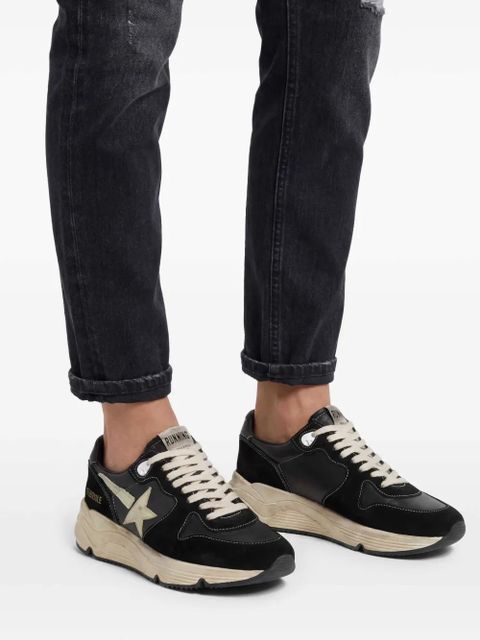 Golden Goose Running Sole panelled sneakers - Black