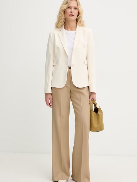 Max&Co. spodnie damskie z dodatkiem wełny MCOESTROSO - zdjęcie produktu nr 1