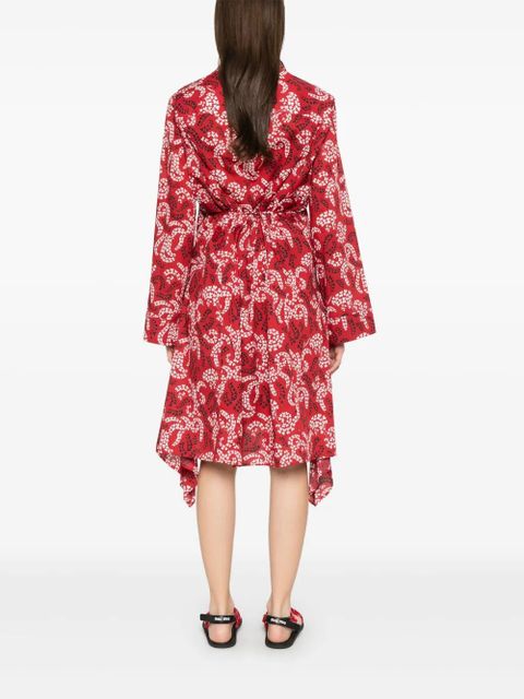 Lanvin printed midi dress - Red - zdjęcie produktu nr 2