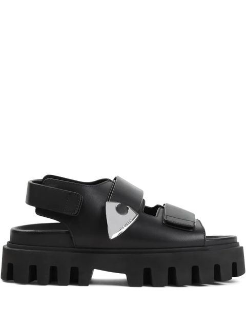 Alexander McQueen leather sandals - Black - zdjęcie produktu nr 1