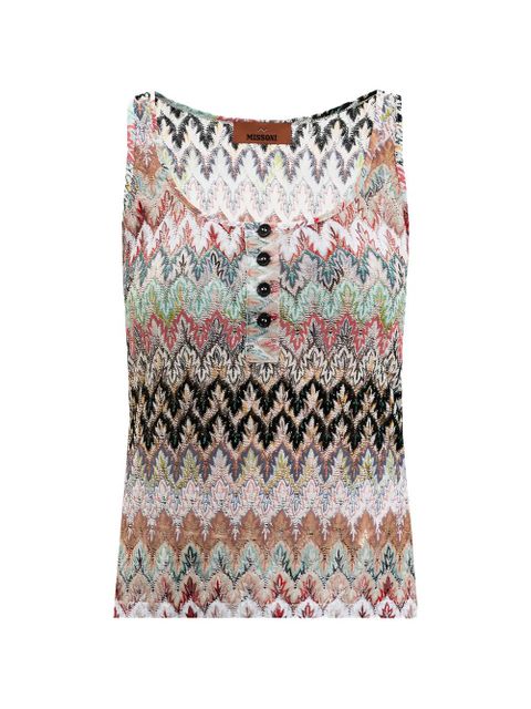 Missoni button patterned top - Neutrals - zdjęcie produktu nr 1