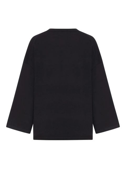 KHAITE Darcy wool sweater - Black - zdjęcie produktu nr 2