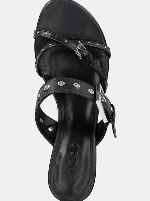 HUGO klapki skórzane Katniss