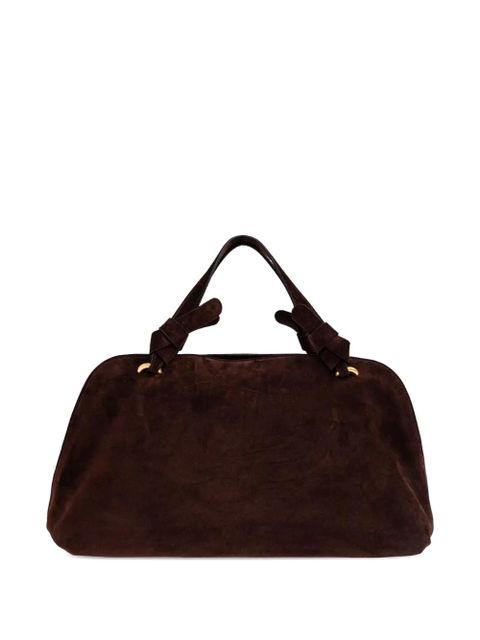 NEOUS Aries knotted-handle tote bag - Brown