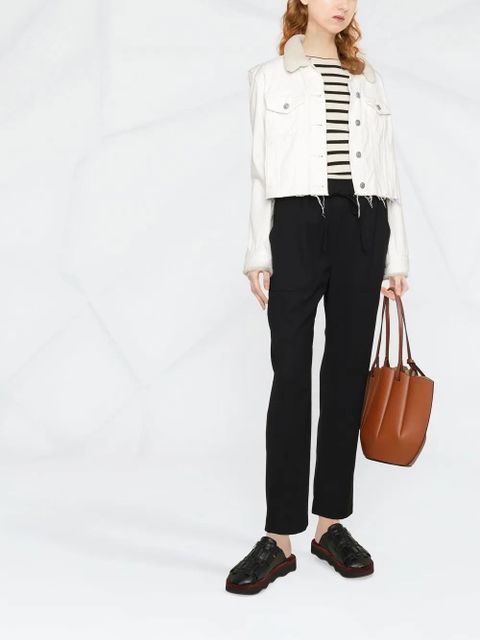 ETRO slim-fit tie-fastening trousers - Black - zdjęcie produktu nr 2