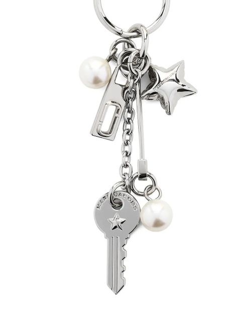Marc Jacobs grommet pearl metal bag charm - Silver - zdjęcie produktu nr 2