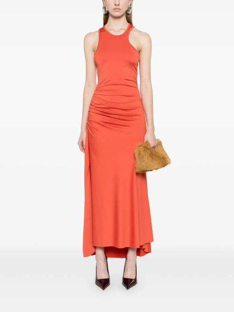 Victoria Beckham ruched maxi dress - Orange - zdjęcie produktu nr 2
