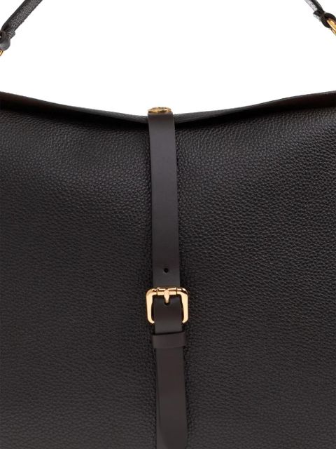 ETRO buckle-fastening leather shoulder bag - Brown