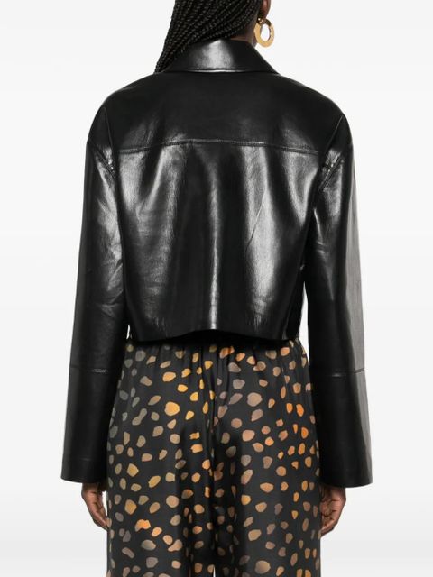 Nanushka button-fastening pocket jacket - Black