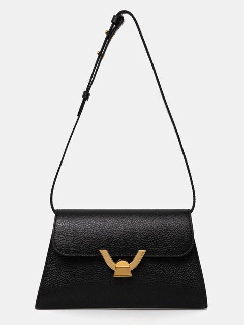 Coccinelle kopertówka skórzana kolor czarny E1 QTF 12 03 01