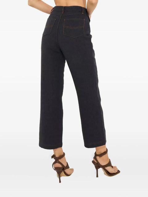 Acler Rosina topstitching jeans - Blue