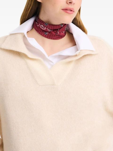 Longchamp paisley-print scarf - Red - zdjęcie produktu nr 2