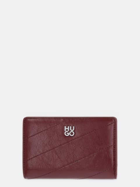 HUGO portfel damski kolor bordowy 50552210 - zdjęcie produktu nr 1