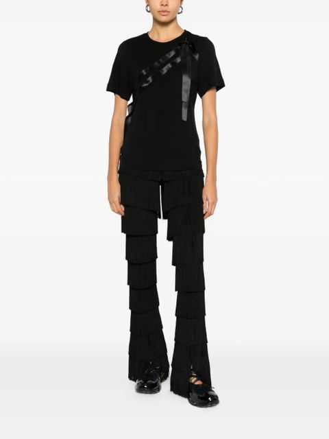 Simone Rocha bow sash T-shirt - Black