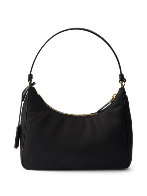 Prada mini Re-Edition 2005 triangle tote bag - Black - zdjęcie produktu nr 2