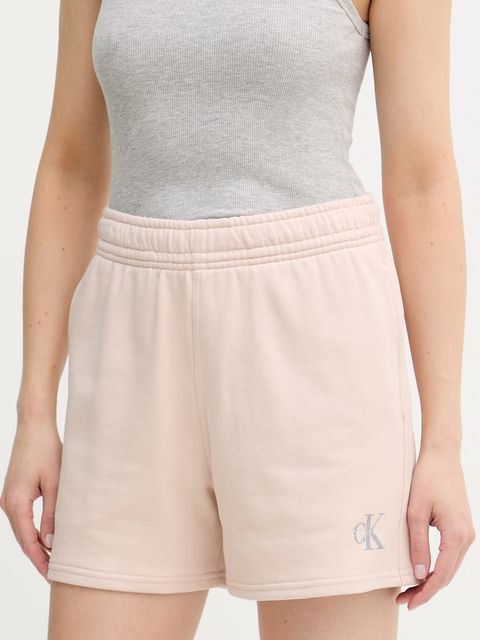 Calvin Klein Jeans szorty dresowe damskie bawełniane - zdjęcie produktu nr 1