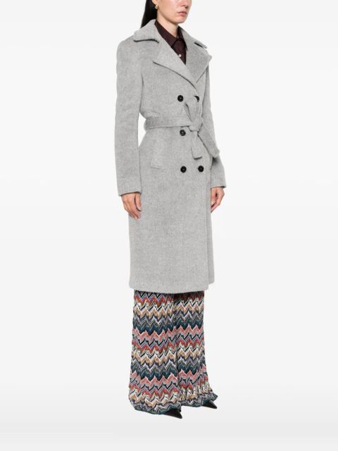 Missoni double-breasted belted coat - Grey - zdjęcie produktu nr 2