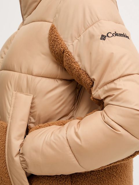 Columbia kurtka Leadbetter Point kolor brązowy zimowa 2085602