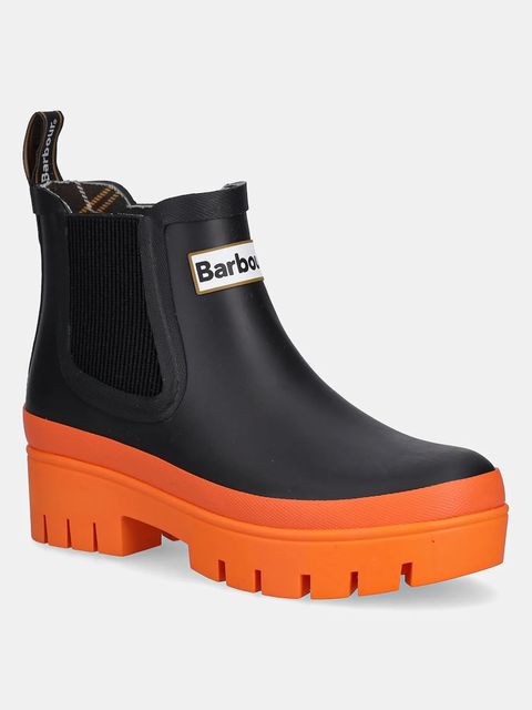 Barbour kalosze Halton damskie kolor czarny LRF0100BK71 - zdjęcie produktu nr 1