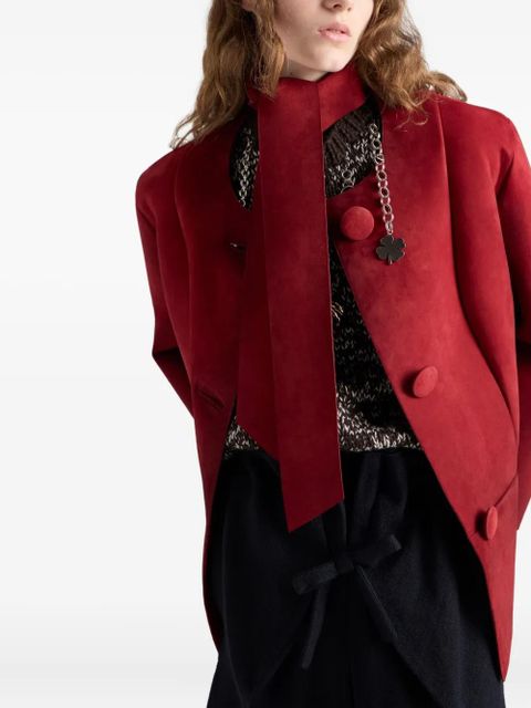 Prada charm-embellishment sweater - Brown - zdjęcie produktu nr 2