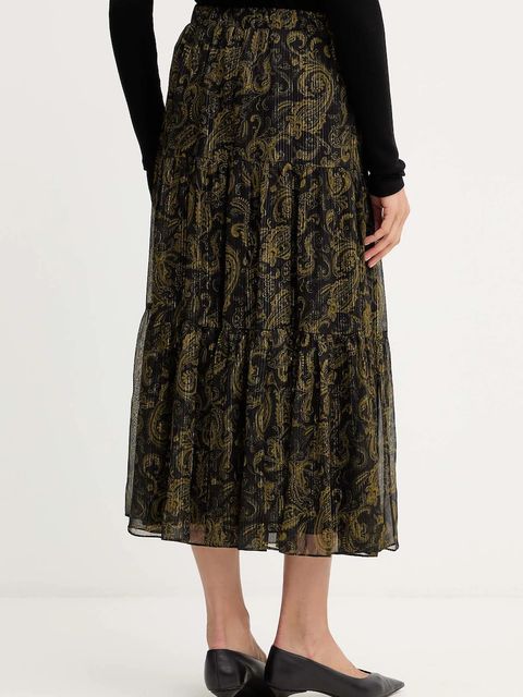 MICHAEL Michael Kors spódnica kolor zielony midi rozkloszowana MF570K9JX1