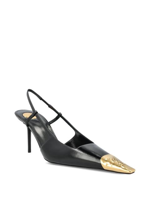 Saint Laurent Jeanne leather pumps - Black - zdjęcie produktu nr 2