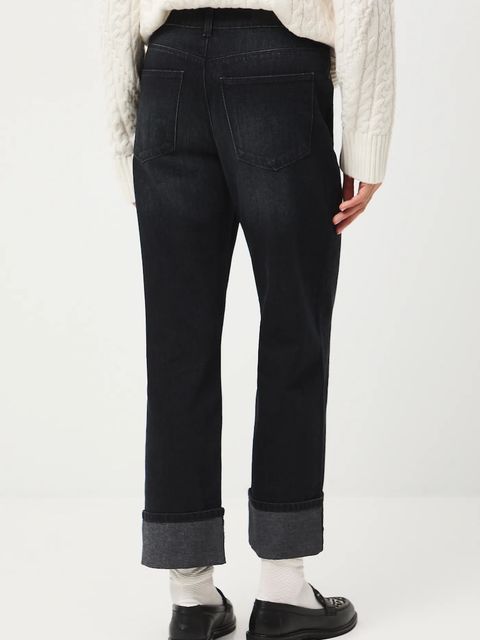 Medicine jeansy bawełniane damskie kolor czarny